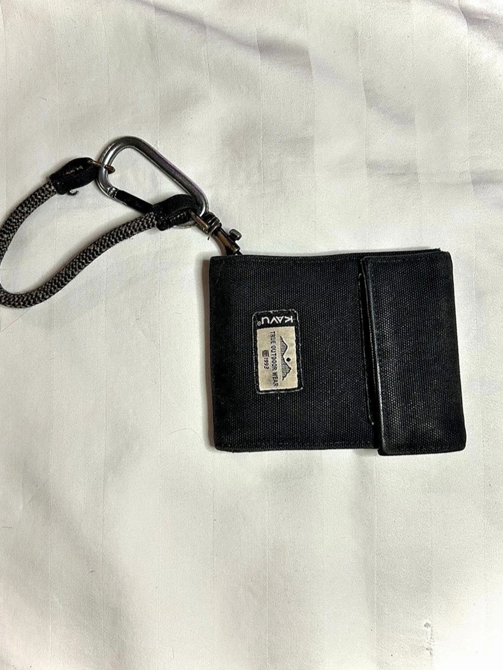 KAVU Black Canvas Wallet